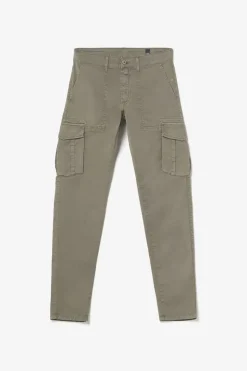 Homme Le Temps des Cerises Pantalons & Chinos-Pantalon Cargo Lakme Kaki
