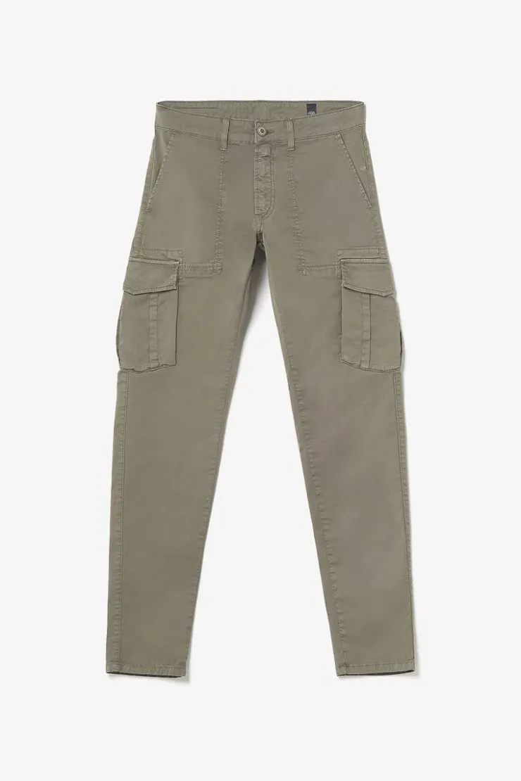 Homme Le Temps des Cerises Pantalons & Chinos-Pantalon Cargo Lakme Kaki