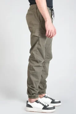 Homme Le Temps des Cerises Pantalons & Chinos-Pantalon Cargo Vedje Kaki