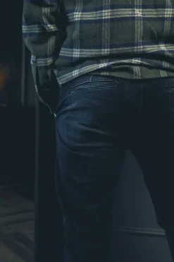 Homme Le Temps des Cerises Coupe Regular Confort-Pantalon Chino Dejean En Jeans Bleu