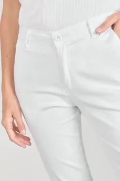 Femme Le Temps des Cerises Pantalons & Chinos-Pantalon Chino Dyli3 Blanc
