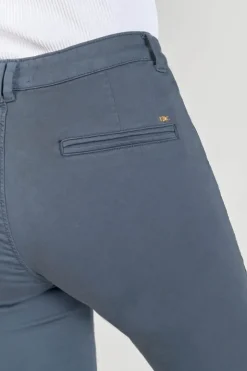 Femme Le Temps des Cerises Pantalons & Chinos-Pantalon Chino Dyli3 Bleu Nuit