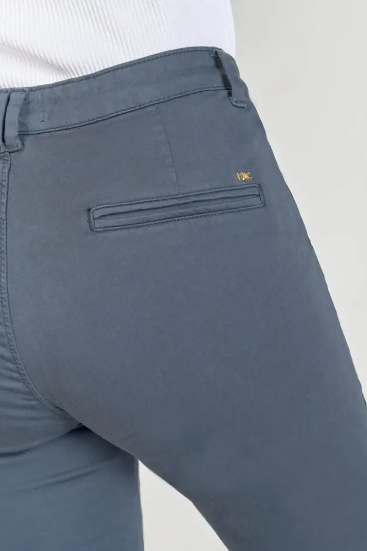 Femme Le Temps des Cerises Pantalons & Chinos-Pantalon Chino Dyli3 Bleu Nuit