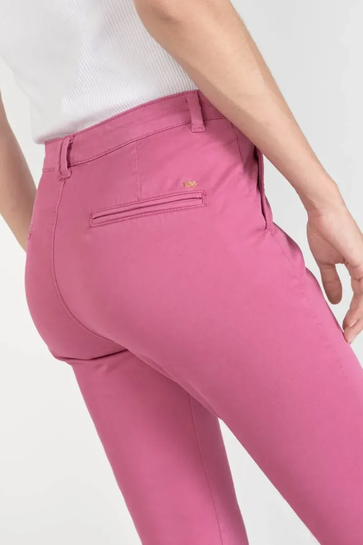 Femme Le Temps des Cerises Pantalons & Chinos-Pantalon Chino Dyli3 Fuchsia