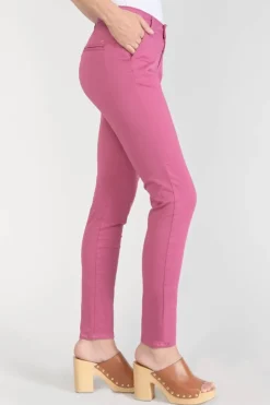 Femme Le Temps des Cerises Pantalons & Chinos-Pantalon Chino Dyli3 Fuchsia