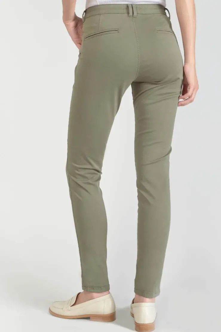 Femme Le Temps des Cerises Pantalons & Chinos-Pantalon Chino Dyli3 Kaki