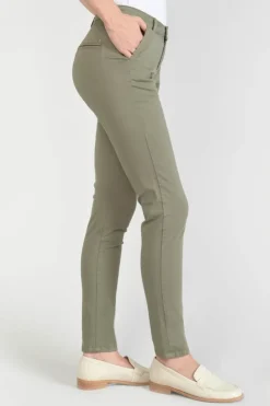 Femme Le Temps des Cerises Pantalons & Chinos-Pantalon Chino Dyli3 Kaki