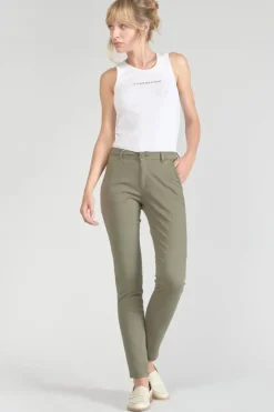 Femme Le Temps des Cerises Pantalons & Chinos-Pantalon Chino Dyli3 Kaki