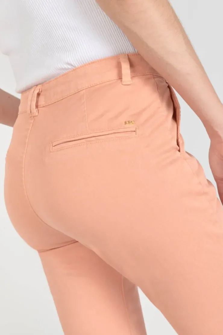 Femme Le Temps des Cerises Pantalons & Chinos-Pantalon Chino Dyli3 Peche