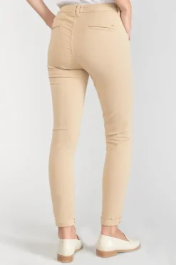 Femme Le Temps des Cerises Pantalons & Chinos-Pantalon Chino Dyli3 Sable