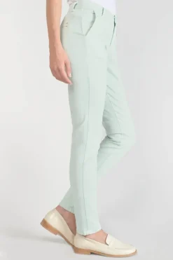 Femme Le Temps des Cerises Pantalons & Chinos-Pantalon Chino Dyli3 Vert D'Eau