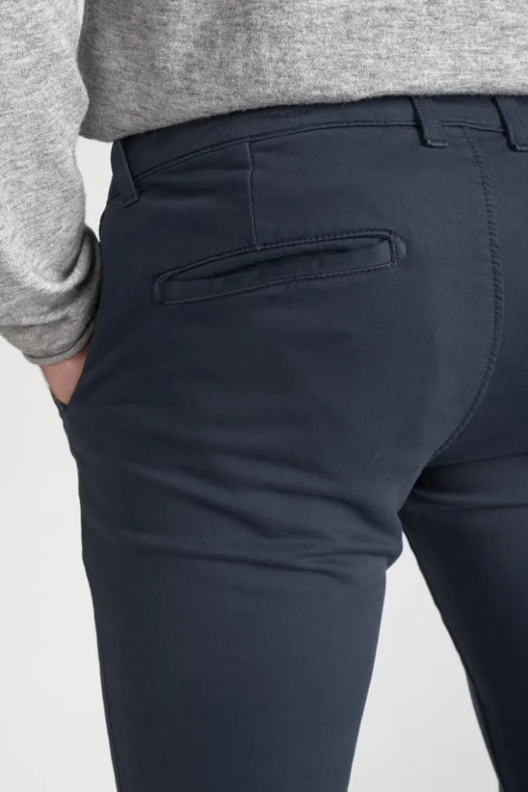 Homme Le Temps des Cerises Pantalons & Chinos-Pantalon Chino Jogg Kurt Marine