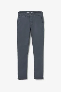 Homme Le Temps des Cerises Pantalons & Chinos-Pantalon Chino Jogg Kurt Marine