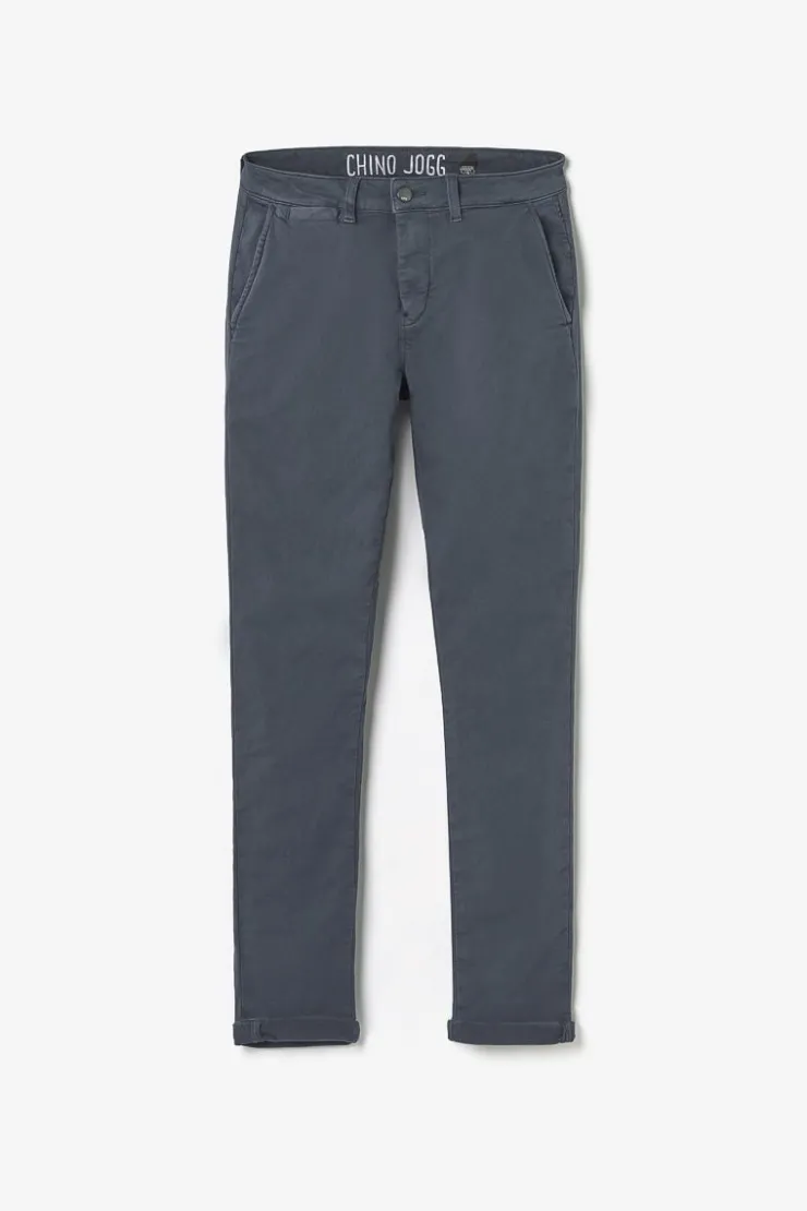 Homme Le Temps des Cerises Pantalons & Chinos-Pantalon Chino Jogg Kurt Marine