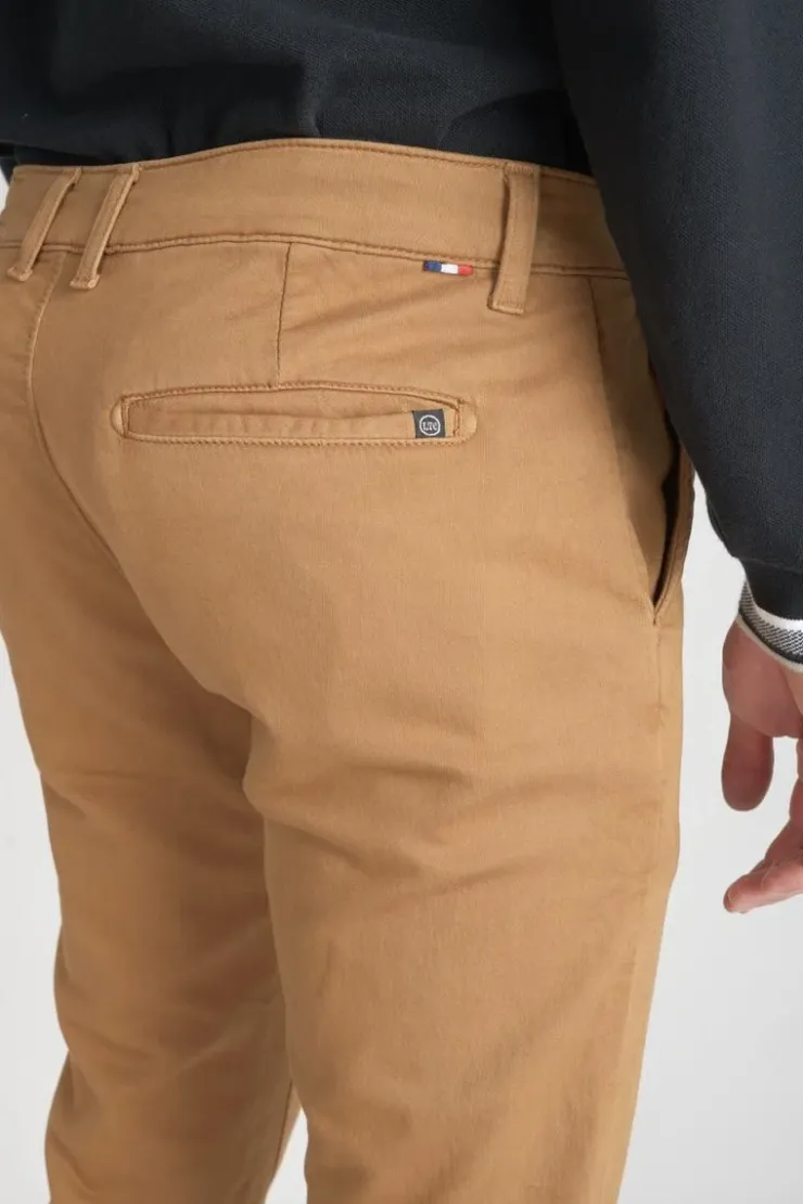 Homme Le Temps des Cerises Pantalons & Chinos-Pantalon Chino Jogg Kurt Camel