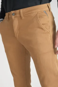 Homme Le Temps des Cerises Pantalons & Chinos-Pantalon Chino Jogg Kurt Camel