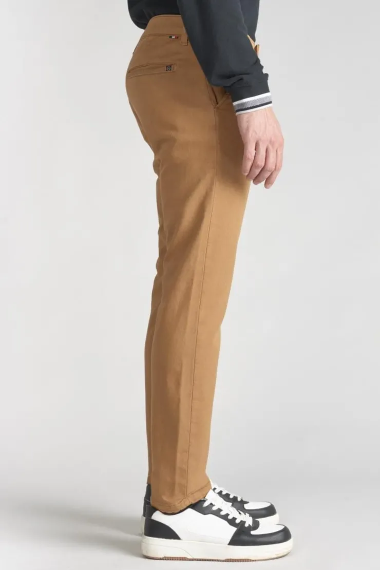 Homme Le Temps des Cerises Pantalons & Chinos-Pantalon Chino Jogg Kurt Camel