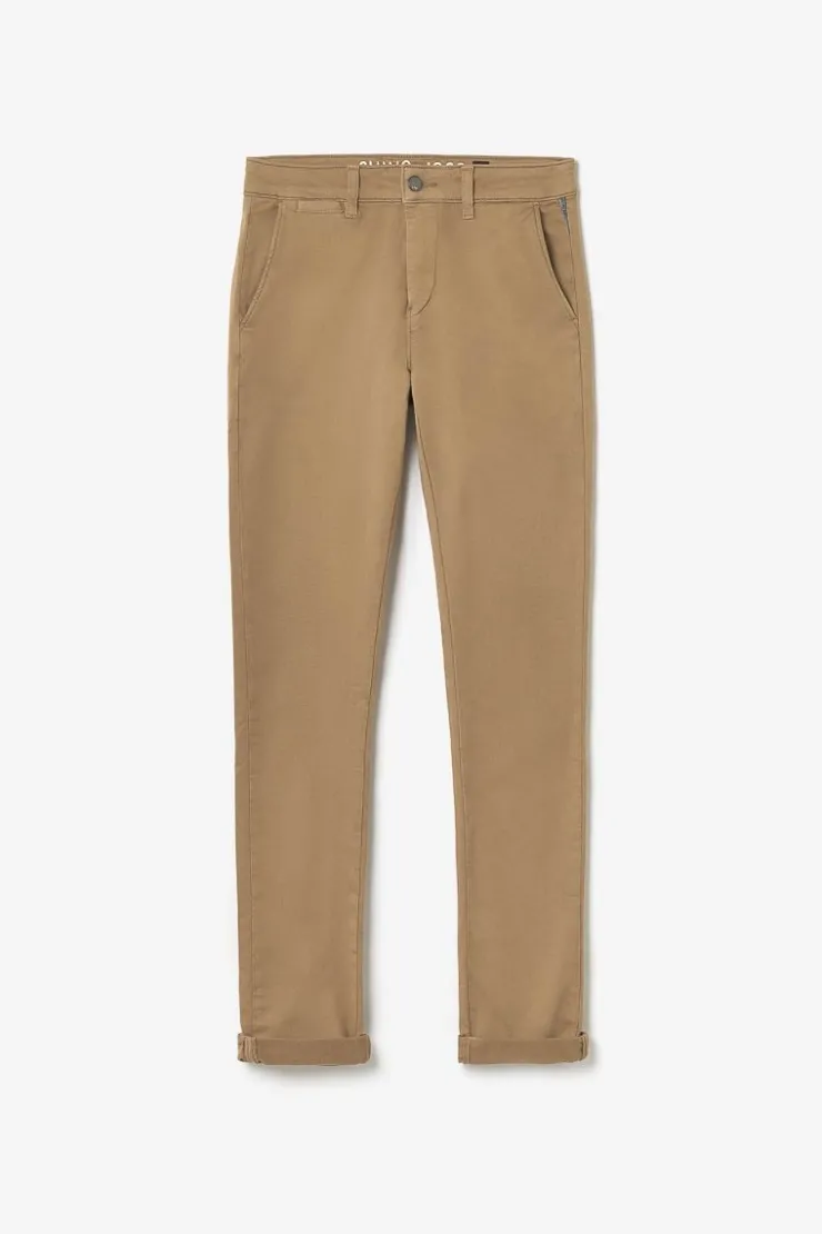Homme Le Temps des Cerises Pantalons & Chinos-Pantalon Chino Jogg Kurt Camel