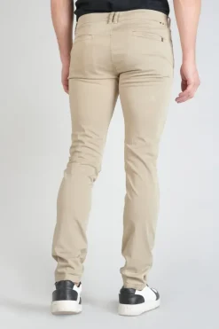 Homme Le Temps des Cerises Pantalons & Chinos-Pantalon Chino Slim Jas Beige