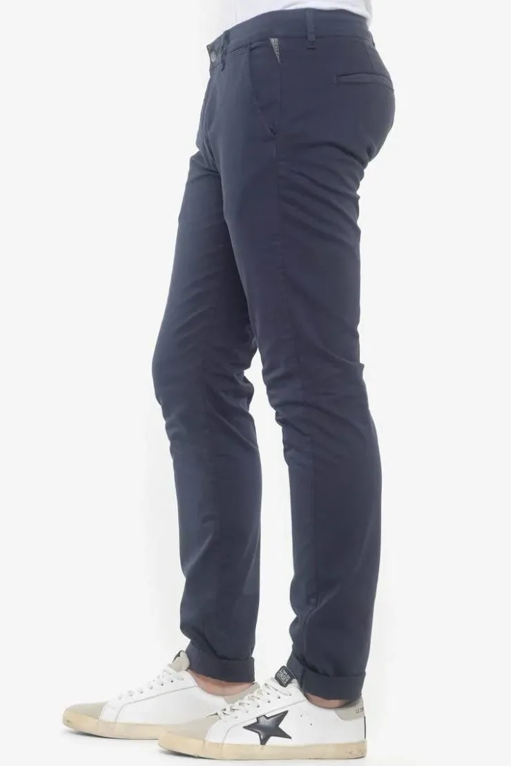 Homme Le Temps des Cerises Pantalons & Chinos-Pantalon Chino Slim Jas Marine