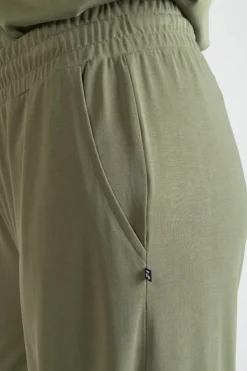 Femme Le Temps des Cerises Pantalons & Chinos-Pantalon Fluide Judi Kaki