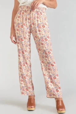 Femme Le Temps des Cerises Pantalons & Chinos-Pantalon Henel A Motif Cachemire