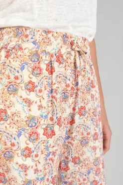 Femme Le Temps des Cerises Pantalons & Chinos-Pantalon Henel A Motif Cachemire