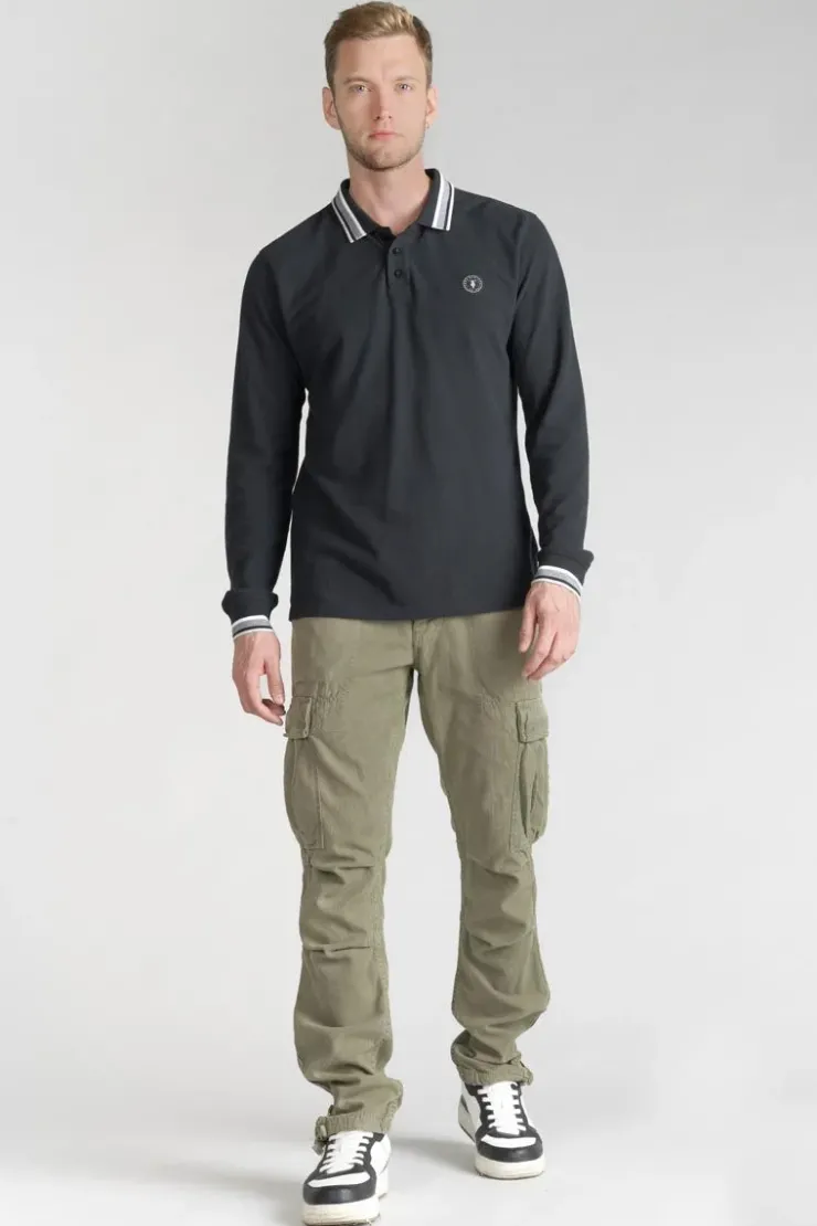 Homme Le Temps des Cerises Pantalons & Chinos-Pantalon Treillis Mirado Kaki