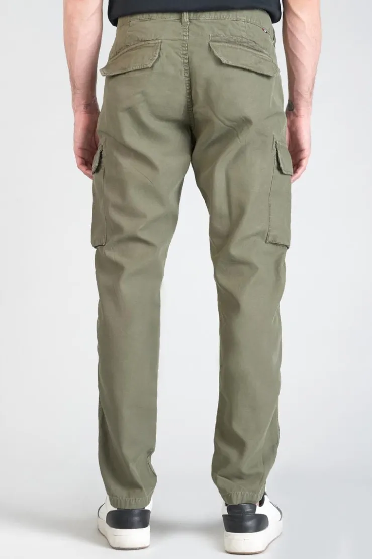 Homme Le Temps des Cerises Pantalons & Chinos-Pantalon Treillis Sami Kaki