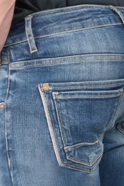 Homme Le Temps des Cerises Coupe Skinny-Picpus Power Skinny 7/8Eme Jeans Destroy Bleu N°2