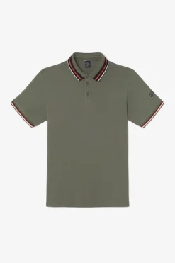 Homme Le Temps des Cerises T-Shirts & Polos-Polo Arel Kaki