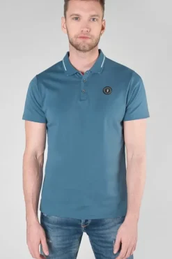 Homme Le Temps des Cerises T-Shirts & Polos-Polo Aron Bleu Petrole