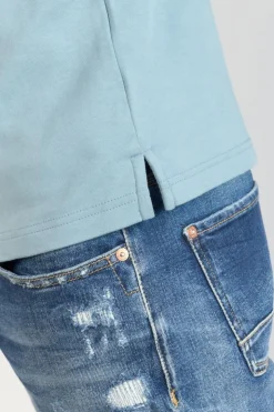 Homme Le Temps des Cerises T-Shirts & Polos-Polo Aron Bleu-Gris