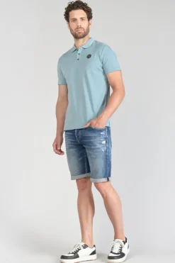 Homme Le Temps des Cerises T-Shirts & Polos-Polo Aron Bleu-Gris