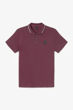 Homme Le Temps des Cerises T-Shirts & Polos-Polo Aron Lie De Vin