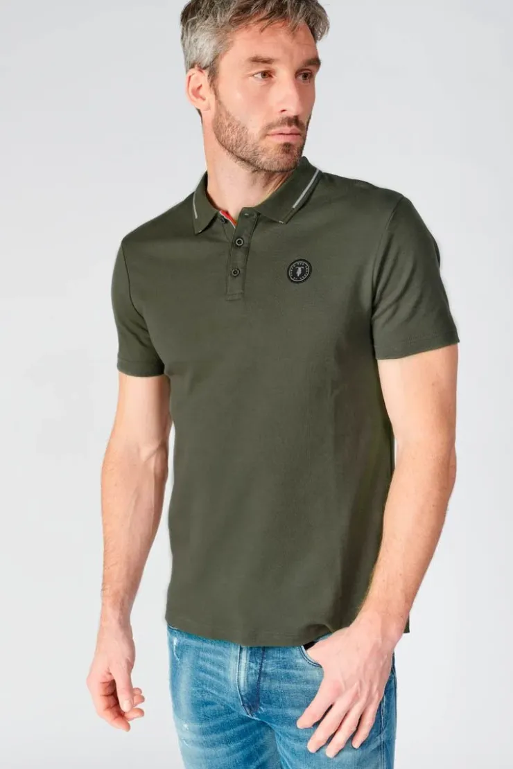 Homme Le Temps des Cerises T-Shirts & Polos-Polo Aron Vert Kaki