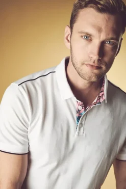 Homme Le Temps des Cerises T-Shirts & Polos-Polo Cotrel Blanc