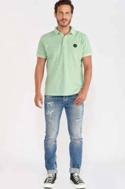 Homme Le Temps des Cerises T-Shirts & Polos-Polo Dylon Vert Menthe