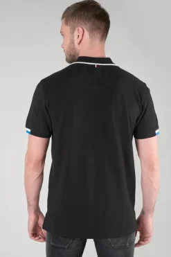 Homme Le Temps des Cerises T-Shirts & Polos-Polo Monk Noir