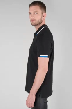 Homme Le Temps des Cerises T-Shirts & Polos-Polo Monk Noir