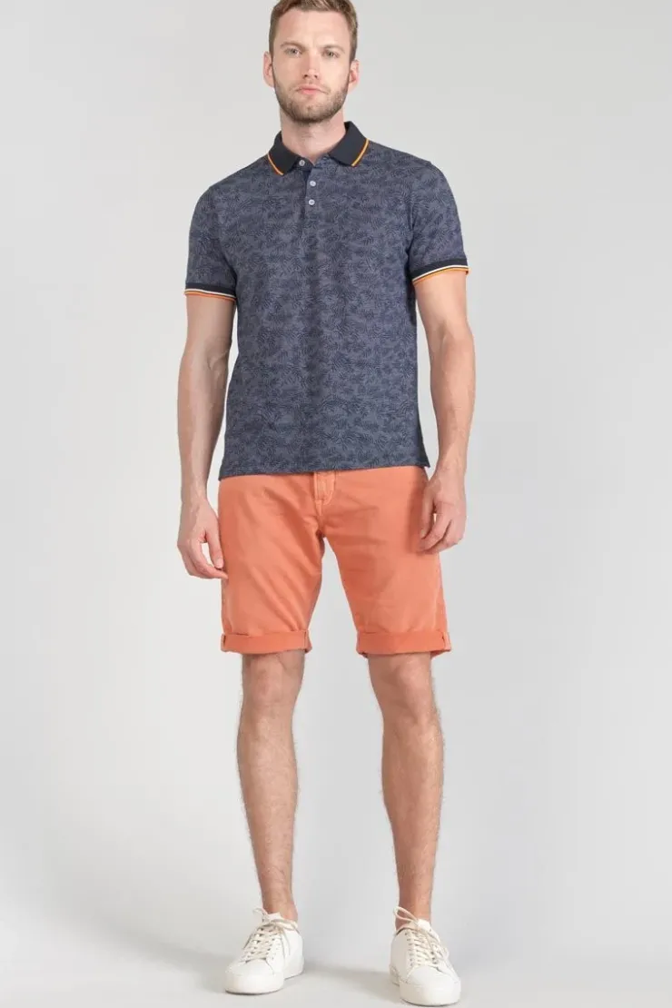 Homme Le Temps des Cerises T-Shirts & Polos-Polo Nevor Jacquard A Motif Feuilles