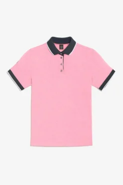 Homme Le Temps des Cerises T-Shirts & Polos-Polo Novil En Jacquard Rose