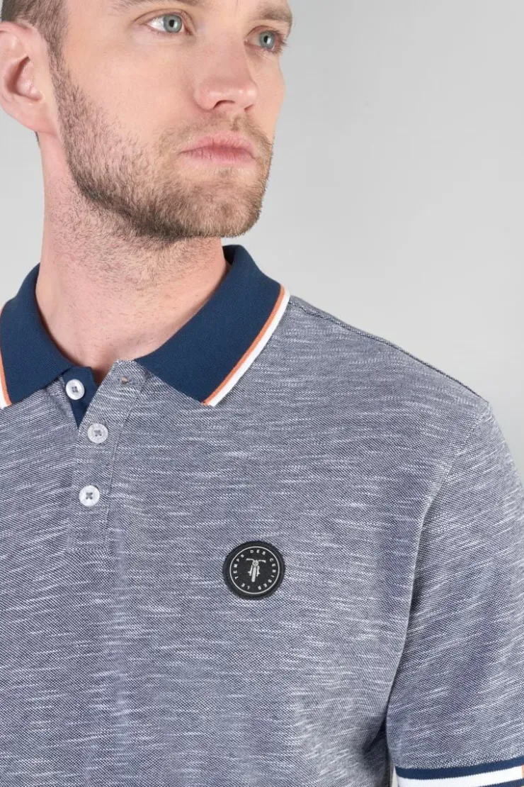 Homme Le Temps des Cerises T-Shirts & Polos-Polo Polar En Jersey Chine Bleu Marine