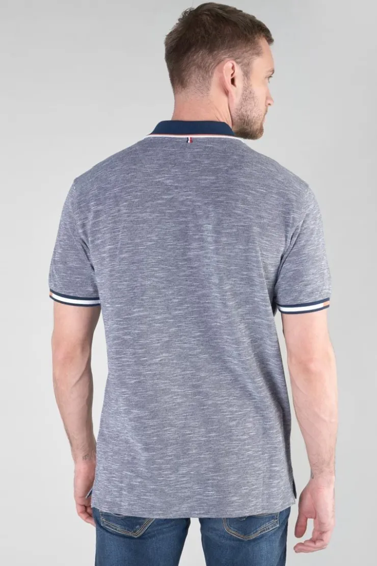 Homme Le Temps des Cerises T-Shirts & Polos-Polo Polar En Jersey Chine Bleu Marine