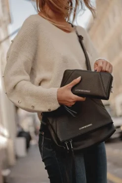 Femme Le Temps des Cerises Sacs & Portefeuilles-Portefeuille Loren Noir