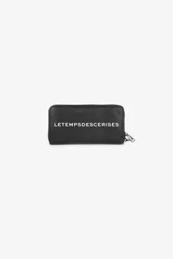 Femme Le Temps des Cerises Sacs & Portefeuilles-Portefeuille Loren Noir Imprime