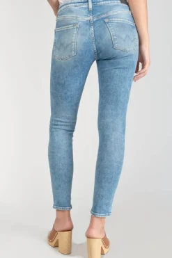 Femme Le Temps des Cerises Coupe Skinny-Power Skinny 7/8Eme Jeans Bleu N°4
