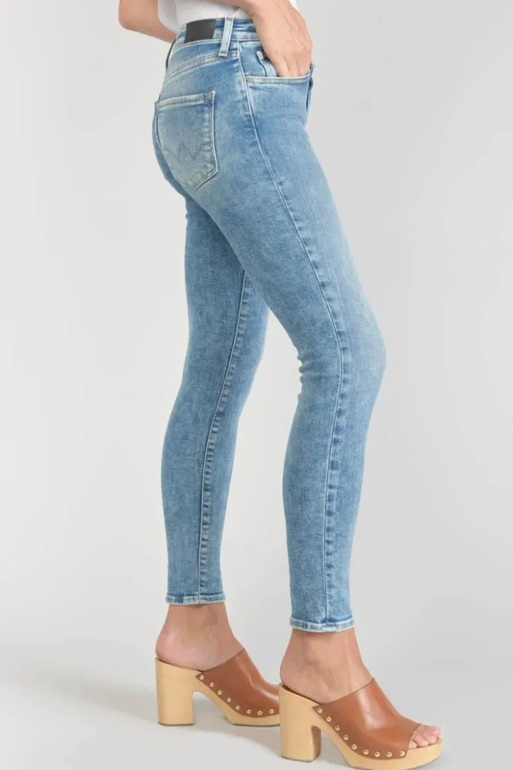 Femme Le Temps des Cerises Coupe Skinny-Power Skinny 7/8Eme Jeans Bleu N°4