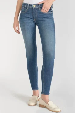 Femme Le Temps des Cerises Coupe Skinny-Power Skinny 7/8Eme Jeans Bleu N°2
