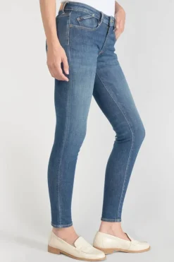 Femme Le Temps des Cerises Coupe Skinny-Power Skinny 7/8Eme Jeans Bleu N°2